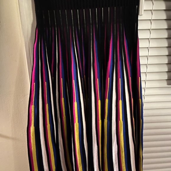 NWT Milly Minis Black Pleated Sweater Dress, 14/16 Misses Size - Picture 6 of 9